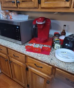 Mind Reader Single Serve Coffee Organizer with 3 Drawers Pod, 12.25" L x 13.5" W x 2.5" H, 36 Capacity, Red 47 81dVqwnmLwL