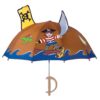 Kidorable Pirate Umbrella for Boys w/Fun Sword Handle, Pop-Out Skull and Crossbones and Sword One Size Brown 8 81dWUCMbfsL