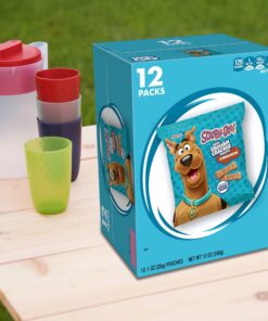 Kellogg's SCOOBY-DOO, Baked Graham Cracker Sticks, Lunch Snacks, Snack Crackers, Cinnamon, 12oz Box (12 Pouches) 1 Ounce (Pack of 12) 15 81dWy3aWrjL