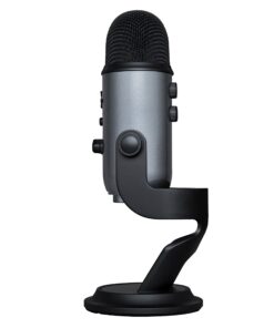 Blue Yeti USB Mic for Recording & Streaming on PC and Mac, 3 Condenser Capsules, 4 Pickup Patterns, Headphone Output and Volume Control, Mic Gain Control, Adjustable Stand, Plug & Play - Lunar Gray 16 81dXyYqoLVL