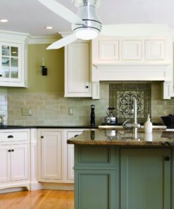 Emerson Curva Sky LED Indoor Curva Sky 52-inch Modern Ceiling Fan, 3-Blade Ceiling Fan with LED Lighting and 6-Speed Remote Control,Brushed Steel (LED Light) Brushed Steel 52 Inch 15 81da1a1nVhL