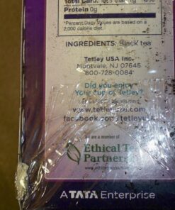 Tetley British Blend Premium Black, 80-Count Tea Bags, 7 Ounce, (Pack of 6) (Packaging may vary) 7 Ounce (Pack of 6) 21 81datVNGIL