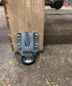 Heavy Duty Leveler Legs w/Lock Nuts - Leveling Feet for Furniture, Cabinets, & Workbench - 4 Pack 31 81db8NllNML