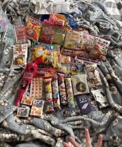 Assorted Japanese Junk Food Snack "Dagashi" Economical 34 Packs of 27 Types Assorted 34 Piece Set 45 81dcWlGbq0L