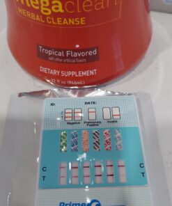 Detoxify Mega Clean Herbal Cleanse – Tropical – 32 oz – Professionally Formulated Herbal Detox Drink – Enhanced with Milk Thistle, Ginseng Root & Guarana Seed – Plus Sticker 32 Fl Oz (Pack of 1) 37 81dd7YGU7pL