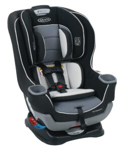 Graco Extend2Fit Convertible Car Seat, Ride Rear Facing Longer with Extend2Fit, Gotham 32 81ddGBokIPL