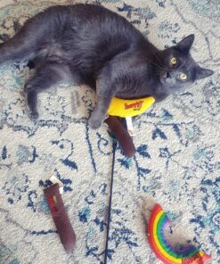 Alternative view of Yeowww! Catnip Toy Variety Pack ? Cigar & Banana & Rainbow ? Made in USA