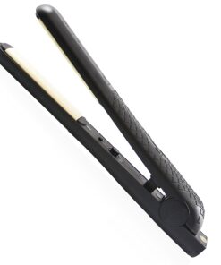 Herstyler Superstyler Onyx Ceramic Flat Iron, Ceramic Hair Straightener With Adjustable Temperature, Travel-friendly Dual Voltage Flat Iron Black 31 81deVVIowLL