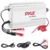Pyle Hydra Marine Amplifier - Upgraded Elite Series 400 Watt 4 Channel Micro Amplifier - Waterproof, GAIN Level Controls, RCA Stereo Input, 3.5mm Jack, MP3 & Volume Control (PLMRMP3A) Standard Packaging