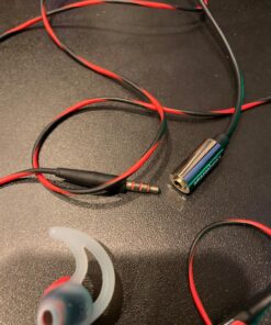 Amazon Basics 3.5mm Aux Jack Audio Extension Cable, Male to Female, Adapter for Headphone or Smartphone, 6 Foot, Black 6 Feet 1-Pack 34 81dgK9JtpL