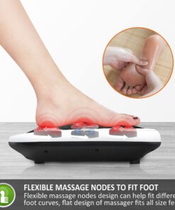 Snailax Foot Massager with Heat, Gifts for Men/Women, Kneading Shiatsu Heated Electric Feet Massager Machine for Plantar Fasciitis,Foot Relief, Washable Cover(White) White SL-593W 22 81dgaHkPpVL