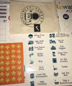 Magnetic Behavior Chore Chart for Kids at Home - Gift Reward Visual Schedule Chart by QUOKKA - Dry and Erase Routine and Responsibility - Use 99 Magnets, Markers, Stickers - from Toddlers to Teens Original 38 81dhO97jXJL