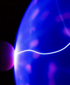 Touch & Sound Activated,Glass Plasma Ball Party magical ball electrostatic flashing ball (6 inches) 12 81dikkRH LL