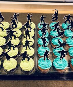 Birthday Cupcake Toppers – 48 Pieces Dance Floss Cake Decoration Party Supplies – Cupcake Toppers for Boys – Perfect for Kid’s Birthday Parties, Sleepovers, School Party, Game Night. 25 81djBEB8jsL