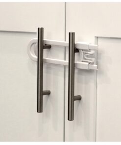 Child Safety Sliding Cabinet Locks (4 Pack) - Baby Proof Knobs, Handles, Doors - U Shape Sliding Safety Latch Lock - Jool Baby 25 81djkp8iTNL