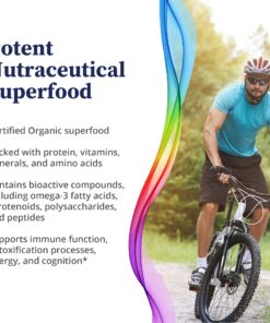 BioPure Chlorella Pyrenoidosa – 100% Organic, Cracked-Cell Wall, Nutraceutical Superfood Packed with Proteins, Vitamins, Minerals & Amino Acids that Supports Metabolism, Detox & Immunity – 400 Tablets 400 Count (Pack of 1) 9 81dkmQYNQKL