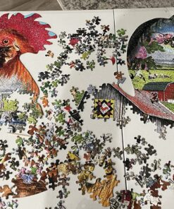 SUNSOUT INC - Rule The Roost - 1000 pc Special Shape Jigsaw Puzzle by Artist: Lori Schory - Finished Size 26.25" x 34.25" - MPN# 95880 24 81dlTkXnCoL