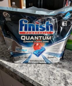 Finish - Quantum - 82ct - Dishwasher Detergent - Powerball - Ultimate Clean & Shine - Dishwashing Tablets - Dish Tabs (Packaging May Vary) 39 81dlsGCG 4L 1