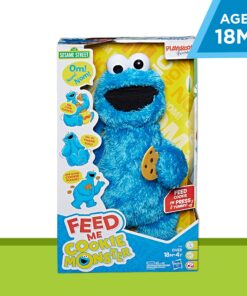 Alternative view of Sesame Street Feed Me Cookie Monster Plush: Interactive 13 Inch Cookie Monster, Says Silly Phrases, Belly Laughs, Toy for Kids 18 Months Old and Up