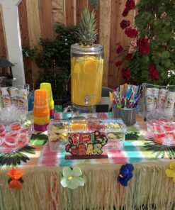 Oaklyn Large Clear Condiment Server Organizer on Ice with Containers and Lid – BPA-Free Serving Bar Compartments and Plastic Box Tray – Chilled Caddy Dispenser Set - Holds 80 oz Total 28 81dnMc6tKUL