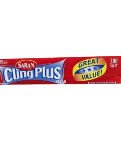 Saran Cling Plus Plastic Wrap, 200 Sq Ft, 1 Count (Pack of 1) 200 Sq Ft (Pack of 1) 8 81doFQOWI0L