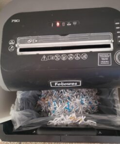 Fellowes Powershred 79Ci 16-Sheet 100% Jam-Proof Crosscut Paper Shredder for Office and Home, Black/Dark Silver 3227919 16 Sheet 32 81dpbKZDwxL