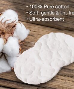 ForPro Premium Cotton Rounds, 100% Cotton, Non-Tearing, Lint-Free, for Cosmetic, Nail, and Personal Use, 2.25”, 600-Count (Pack of 6-100 Cotton Rounds) 12 81dpzkkTzL