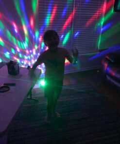 Disco Ball Disco Lights-COIDEA Party Sound Activated Storbe Light With Remote Control DJ Lighting,Led 3W RGB Light Bal, Dance lightshow for Home Room Parties Kids Birthday Wedding Show Club Pub 27 81dqEVdSgVL