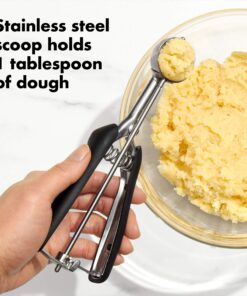 OXO Good Grips Small Cookie Scoop Black/Silver 24 81ds0FsnayL
