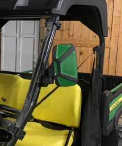 OxGord UTV Rear View Side Mirrors Shatter-Proof, Universal Best for 1.6" - 2" Roll Cage Bar, Adjustable Arm - High Impact Tempered Glass 2-pack Side View 36 81ds4Vh1CoL