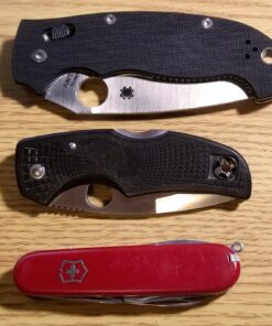 Spyderco Manix 2 XL Folding Knife - Black G-10 Handle with PlainEdge, Full-Flat Grind, CPM S30V Steel Blade and Ball Bearing 55 81dsQ38ELgL