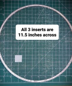 4pc Soil Sieve Set, 12" diameter - Stainless Steel Frame Three Interchangeable Sieves With Varying Mesh Sizes Grade - Mix Soil Filter Large Debris Replacement Screens Available Great for Bonsai 17 81dt9ViDISL