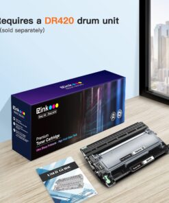 E-Z Ink (TM Compatible Toner Cartridge Replacement for Brother TN450 TN420 TN-450 TN-420 Compatible with HL-2270DW HL-2280DW HL-2230 HL-2240 MFC-7360N MFC-7860DW DCP-7065DN Intellifax 2840(4 Black) 15 81dtD3DR6EL