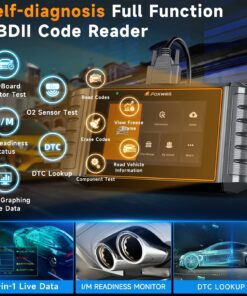 FOXWELL OBD2 Scanner NT716, 9+ Resets Auto Scan Tool ABS SRS Transmission Engine Diagnostic Code Reader Free Update Injector Coding/D-P-F/BMS/ABS Bleeding/Oil Light/EPB/TPMS/SAS/Throttle Relearn 2023 23 81dtwAxeV0L