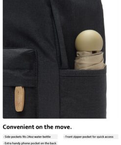 HotStyle 936Plus Classics Backpack, Medium Size, 16 Litres Plain Qd104h, Black 17 81duFSXG9KL