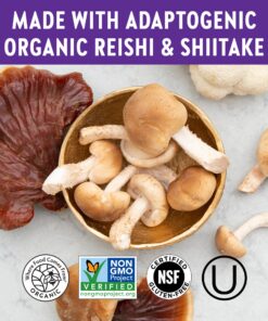 New Chapter Immune Support LifeShield Immune Support with Organic Reishi Mushroom Vegan + Non-GMO Ingredients - 120 Count (Pack of 1) 120 Count (Pack of 1) 10 81duWvltl2L