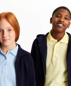 French Toast Boys' Long-Sleeve Pique Polo Shirt 14 Yellow 21 81duwM7984L 2