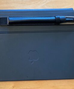 Fintie Pencil Holder with USB Adapter Pocket for Apple Pencil (USB-C) & Apple Pencil (1st / 2nd Generation), Premium Elastic Vegan Leather Sleeve Pouch Compatible with iPad Case, Black 55 81dvbkeG5QL 1