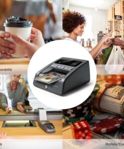 Safescan 185-S Multi-direction portable Counterfeit Bill Detector, 7-Point counterfeit detection, Suits 8 Currencies, Detects Superdollars, Fast Verification Speed with visual and sound alarm Premium 13 81dvg0i3E8L