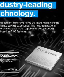 Linksys Velop Pro WiFi 6E Mesh System - Cognitive Mesh Router with 6 Ghz Band Access & 5.4 (AXE5400) Gbps True Gigabit Speed - Whole-Home Coverage up to 9,000 sq. ft. & 200+ Devices - 3 Pack 13 81dwoQN hyL