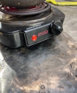 IMUSA USA GAU-80305 Electric Single Burner 1100-Watts, Black 1100W Electric Single Burner 26 81dy9DZL3OL