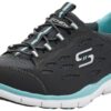 Skechers Sport Women's Gratis Bungee Fashion Sneaker 6 Charcoal/Aqua 7 81dyGtZjlhL