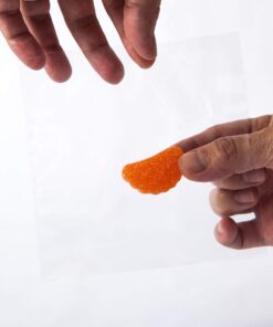 Crinklee Clear Caramel, Candy and Chocolate Wrappers, Natural Cellophane, 1000 Square Sheets, 4.25x4.25 Inches 17 81e 59rwOL