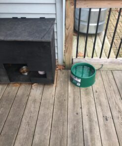 Farm Innovators P-60 1.5 Gallon 60 Watt Electric Powered Heated Pet Water Bowl with Thermostatic Control and Anti Chew Cord, Green Single 27 81e 62Gkd6L