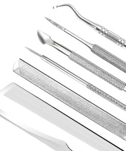 ZIZZON 7 Pcs Ingrown Toenail File and Lifters Set, Stainless Steel Ingrown Toenail Removal Kit, Manicure Treatment Under Nail Cleaner Pedicure Tools 7pcs 23 81e06MzeTvL