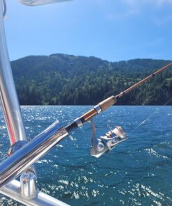 Amarine Made (2x) Stainless Tournament Style Clamp on Fishing Rod Holder for Rails 1-1/4" to 2" 38 81e0cJaCdfL