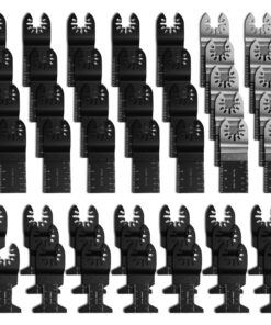 50 Pack Professional Pro Grade Wood/Bi-Metal Oscillating Saw Blades Universal Quick Release Multitool Tool Blade Japan Tooth for Bosch, Craftsman, FEIN, Ridgid, TCH, Makita, Milwaukee 22 81e1C4eS85L