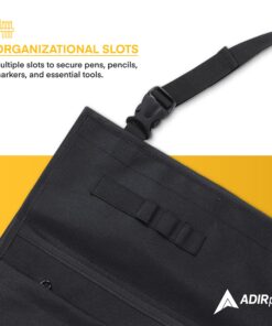 Adir Corp. Blueprints Car Holder - Plans Holder for Trucks and Cars with Multiple Slots and Front Zippered Pocket - Blueprint Holder for Truck, Map Holder for Car 14 81e1MARGxmL