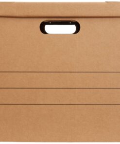 Amazon Basics Medium Moving Boxes with Lid and Handles, 10 Pack, Brown, 19 x 14.5 x 15.5 inches 10-Pack 12 81e2Fz0ZHnL