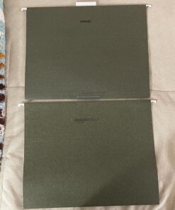 Amazon Basics Hanging File Folders, Letter Size, Standard Green, 1/5-Cut Tabs, 75 Count per box 75 Pack 28 81e2Pmtl L